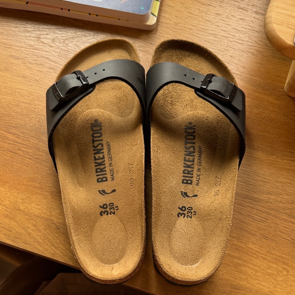 Birkenstock Black Slide Sandals